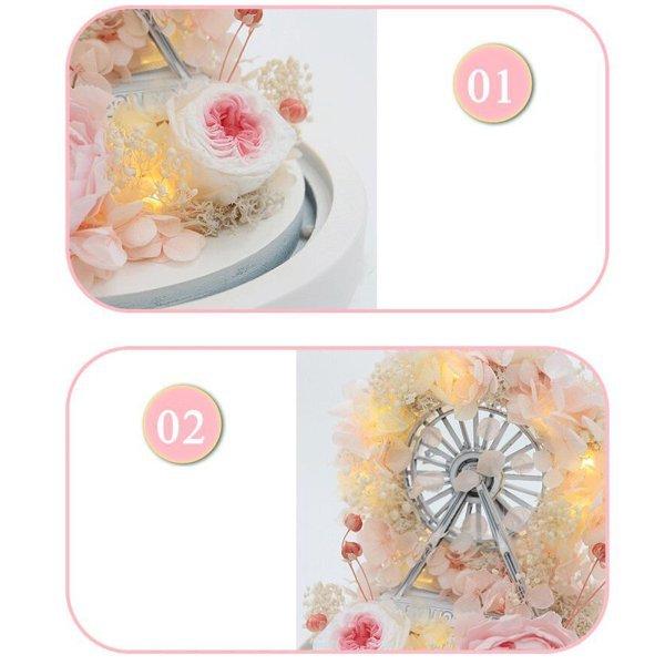 公式の バレンタインデー 観覧車 置物 Led 枯れない花 薔薇 永遠のバラ 愛情 永遠の愛 ロマンチック 女性 お祝いに適用 彼女への贈り物 結婚記念日 完璧な贈り物 Cisama Sc Gov Br