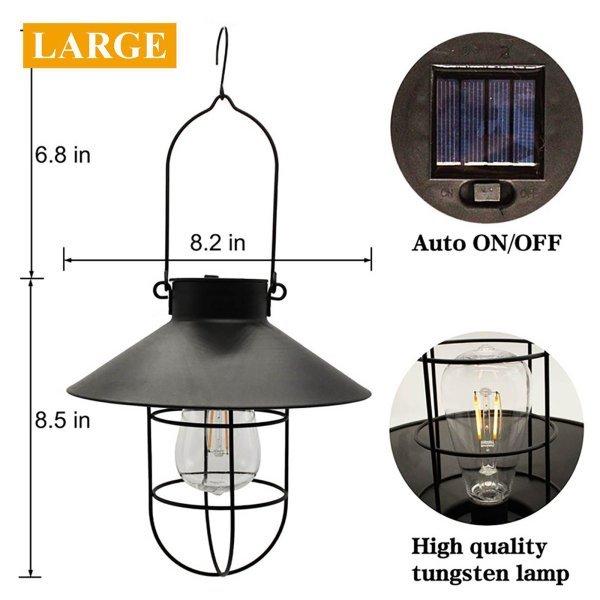 ソーラーライト ガーデンライト ソーラーランタン 吊り下げ式 防水