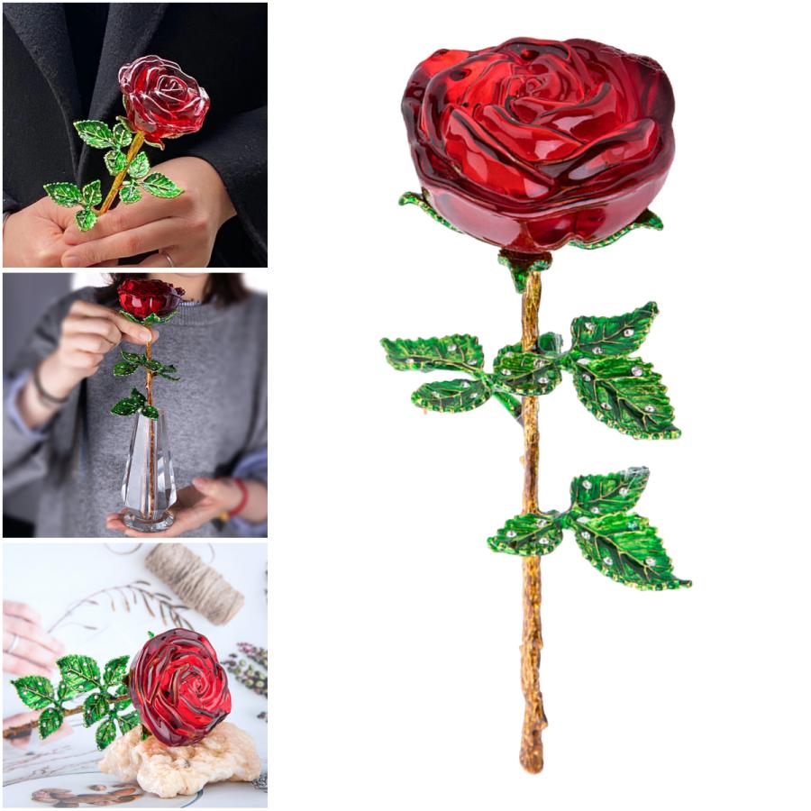 金属製バラの花装飾品 （一点物）（希少） Amazon｜金属製の花の置物、金属製のバラの像 - 立っている