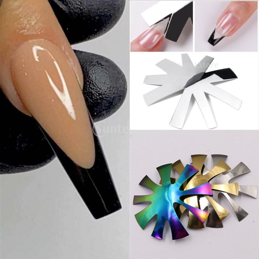 ネイルジェルエッジトリマーネイカッター簡単フレンチスマイルライン9サイズでステンレス鋼アクリルゲルカッター金型キット Stkショップ 通販 Yahoo ショッピング