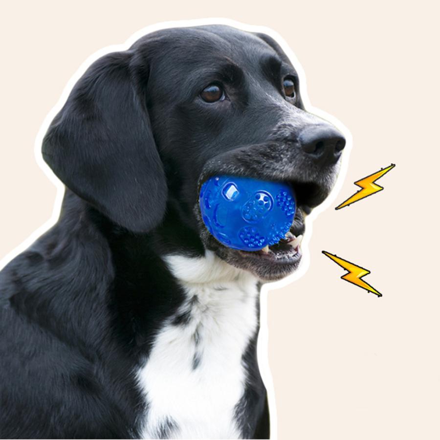 犬きしむボール耐久性のあるゴム楽しいインタラクティブおもちゃ非毒性犬の咀嚼のおもちゃ屋外犬テニスボール大と小型犬 Stkショップ 通販 Yahoo ショッピング
