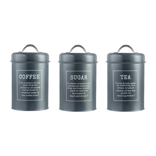 ３セット　キャニスター　珈琲、紅茶、お砂糖 Amazon | Cwg 3個入り 紅茶 コーヒー 砂糖 保存 ボトル ジャー 鉄 砂糖