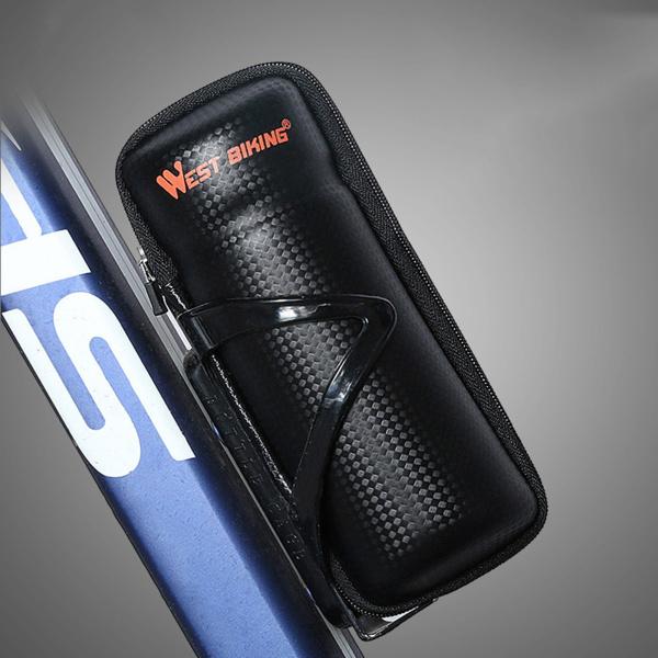 自転車バッグボトル缶ホルダー、防水バイク修理キット、ツールキー収納