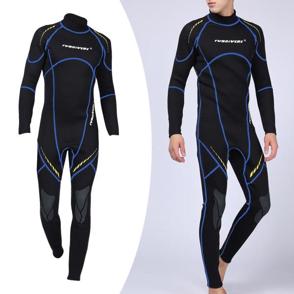 3ミリメートル男性スキューバウェットスーツfreediveフルボディ