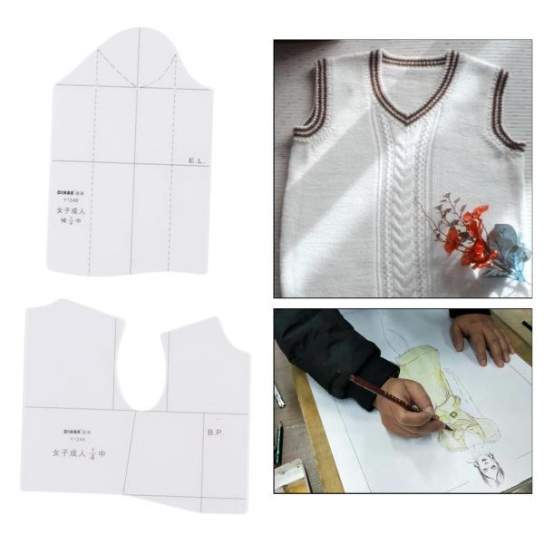 服デザインテンプレート定規製図ステンシル手描き縫製｜stk-shop｜05