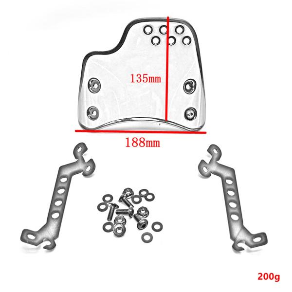 バイクフロントガラスフロントウインドスクリーンアルミニウム合金プロテクタースクリーン、ドゥカティスクランブラー用マウントブラケット付き400｜stk-shop｜08