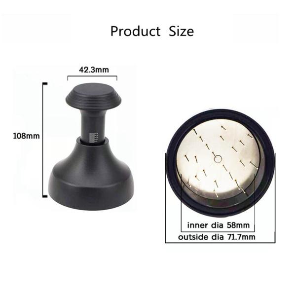 ニードルコーヒータンパー58mmコーヒータンパーディストリビューター