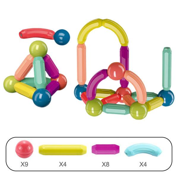 マグネットビルディングブロック、教育建設キット、3Dパズル磁気おもちゃ、男の子と女の子のための誕生日プレゼント｜stk-shop｜06