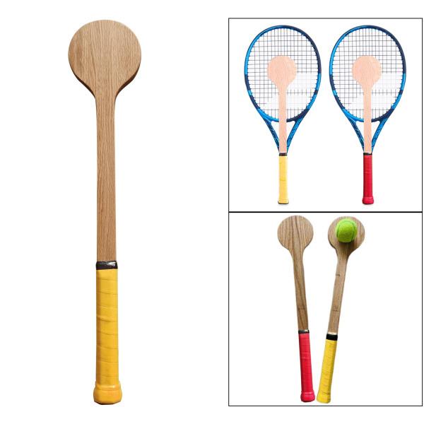 テニス ポインターラケット バット 木製 トレーナー機器 コントロール