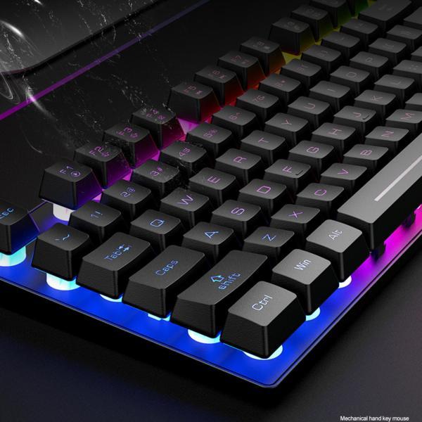 ゲーミングワイヤレスイルミネーションキーボードとマウスセット