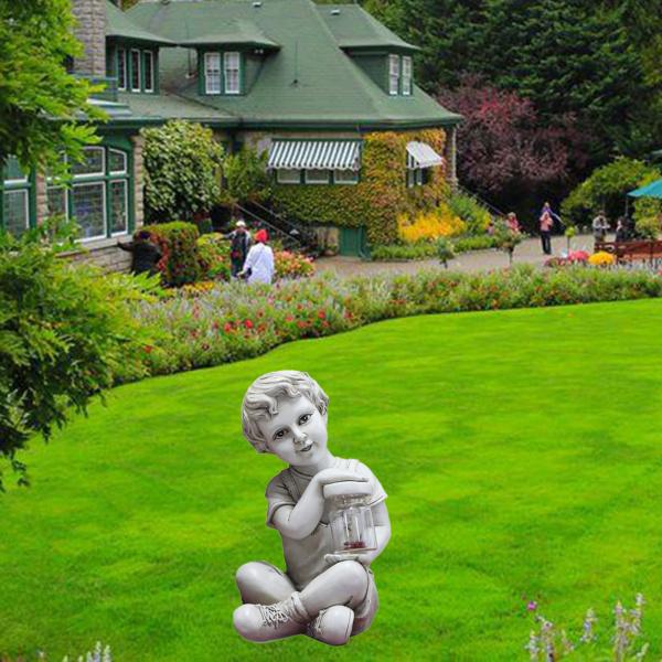 かわいい小さな赤ちゃんの庭の装飾 太陽主導の屋外装飾ライト 面白い庭の置物の彫刻 屋外の庭の芝生 の像 Stkショップ 通販 Yahoo ショッピング