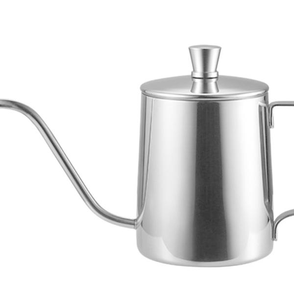 の長い狭い注ぎ口のコーヒーポットグースネックケトルステンレス鋼の