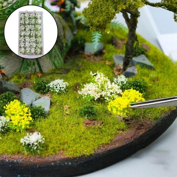 ミニチュア花ミニ鉄道模型庭園建築ランドスケープ装飾 : STKショップ