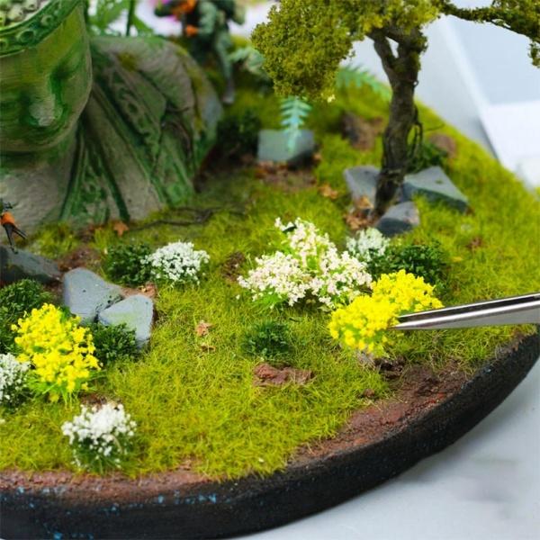 ミニチュア花ミニ鉄道模型庭園建築ランドスケープ装飾 : STKショップ