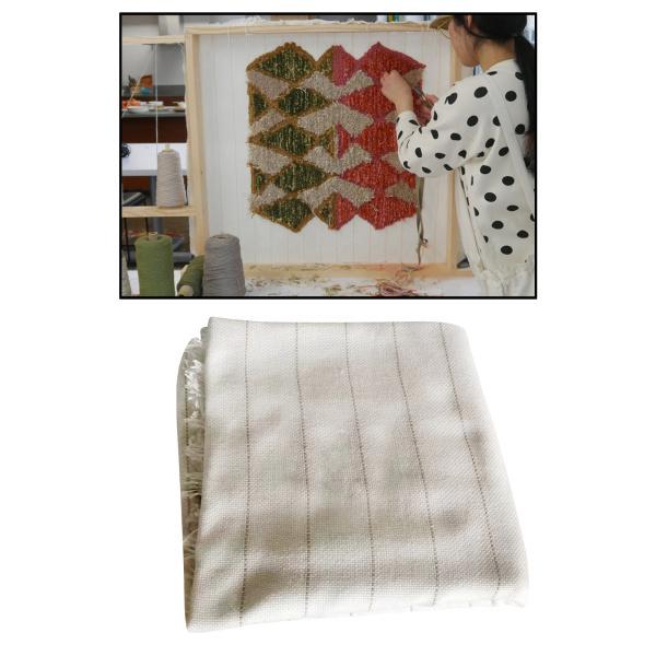 タフティングクロス 刺繍 布 マークラインファブリック付 Tufting タフ