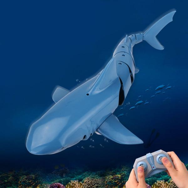 リアルなリモコンサメのおもちゃ1:18スケール充電式防水バスタブRCボートおもちゃギフト5歳以上の男の子の女の子｜stk-shop｜08