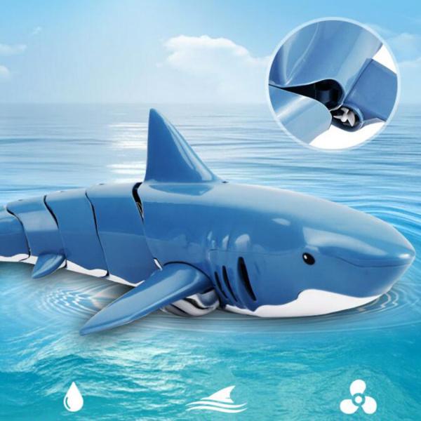 リアルなリモコンサメのおもちゃ1:18スケール充電式防水バスタブRCボートおもちゃギフト5歳以上の男の子の女の子｜stk-shop｜12
