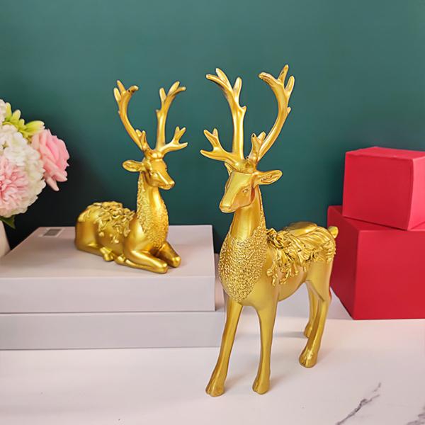 クリスマス 置物 トナカイ置物 全3色 クリスマスの装飾 クリスマス雰囲気作り 高級 装飾 贈り物 プレゼント ギフト 実用性 高級感 記念品