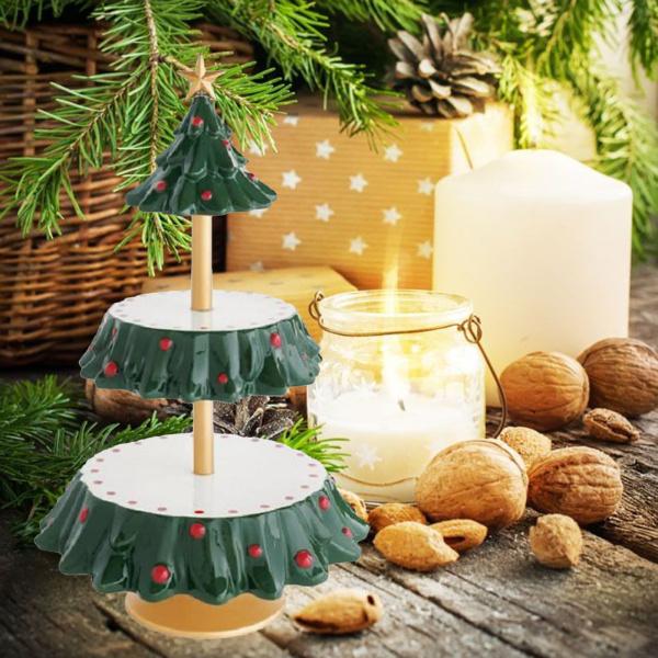 ケーキスタンド クリスマス スナックボウル パーティー 食器 お菓子