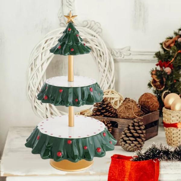 ケーキスタンド クリスマス スナックボウル パーティー 食器 お菓子