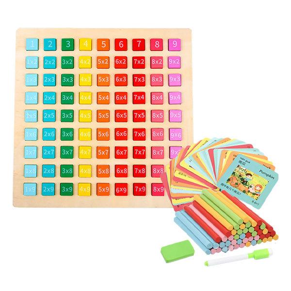 木制ナンバーパズルボード数学仕分けビルディングブロック早期学習子供用感覚玩具3 4 5歳ギフト｜stk-shop｜04