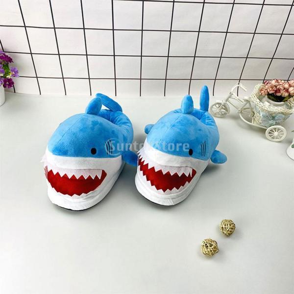 ぬいぐるみスリッパ サメ 秋冬 暖かい 防寒 室内履き シャーク