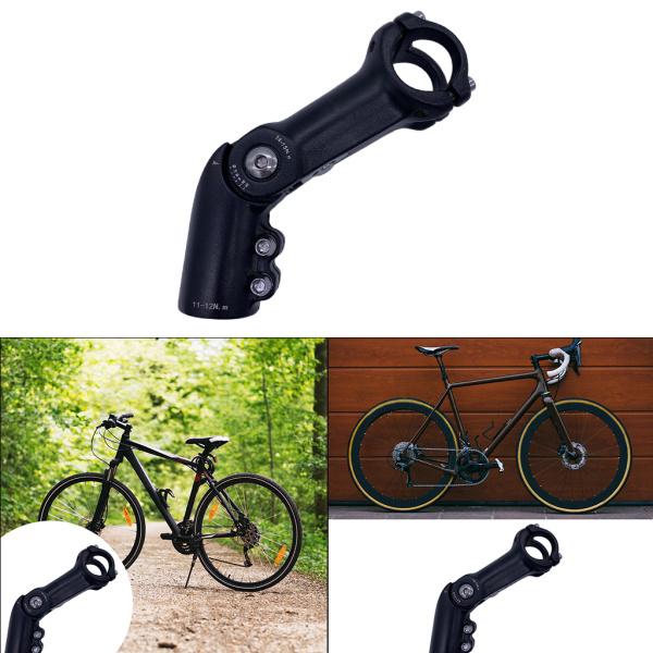 調整可能なブラック31.8mm自転車ステムMTBバイクショートハンドルバー