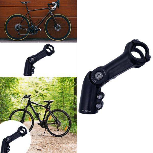 調整可能なブラック31.8mm自転車ステムMTBバイクショートハンドルバー