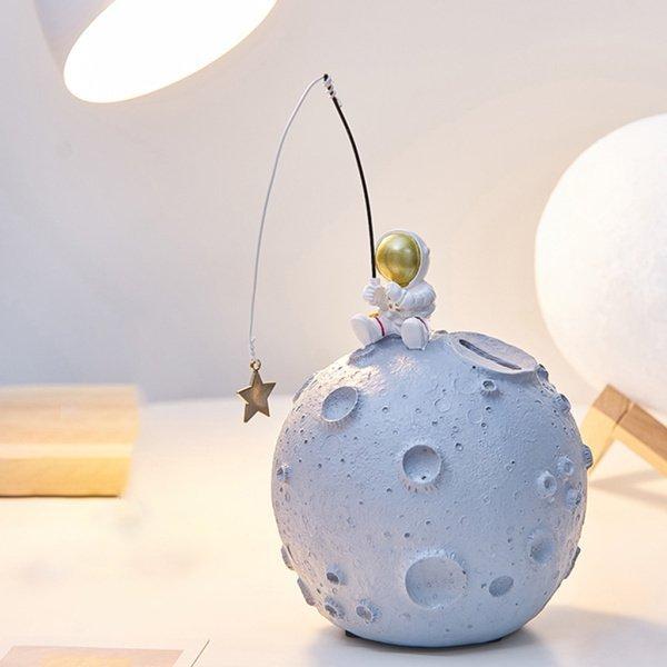 宇宙飛行士 貯金箱 宇宙人 置物 お金の貯蓄 コインの貯蓄 宇宙愛好家