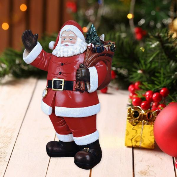 1PCサンタクロース置物レ新年クリスマス工芸品かわいいギフト 1PCサンタクロース置物レ新年クリスマス工芸品かわいいギフト