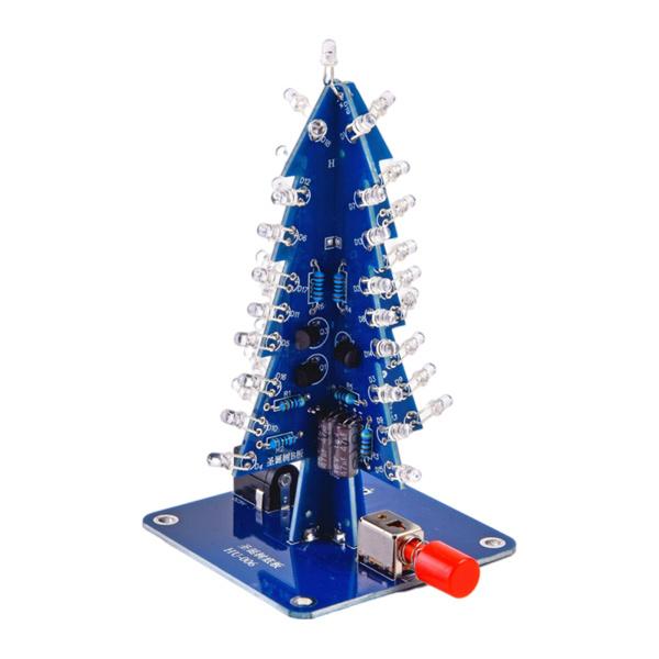 3DクリスマスツリーDIYキット、フラッシュアセンブルエレクトロニクス
