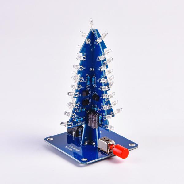 3DクリスマスツリーDIYキット、フラッシュアセンブルエレクトロニクス