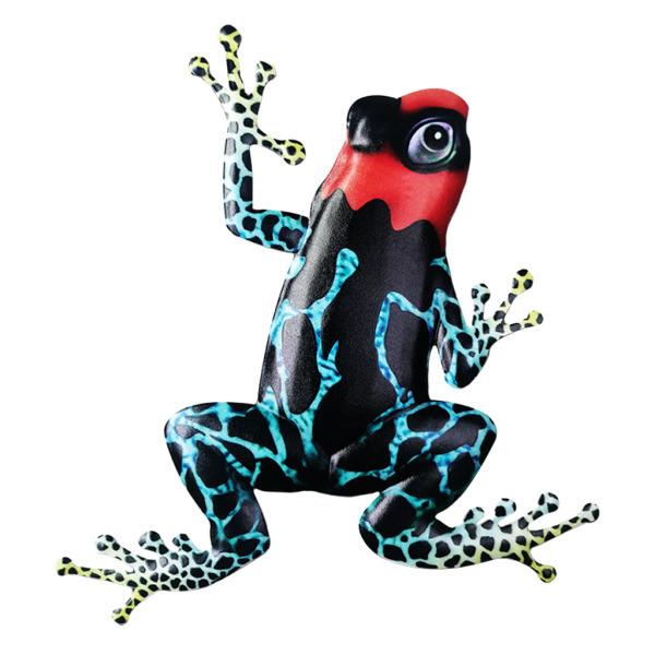 カエル防錆ハンギングメタルアートワーク装飾品、簡単に設置できる彫刻