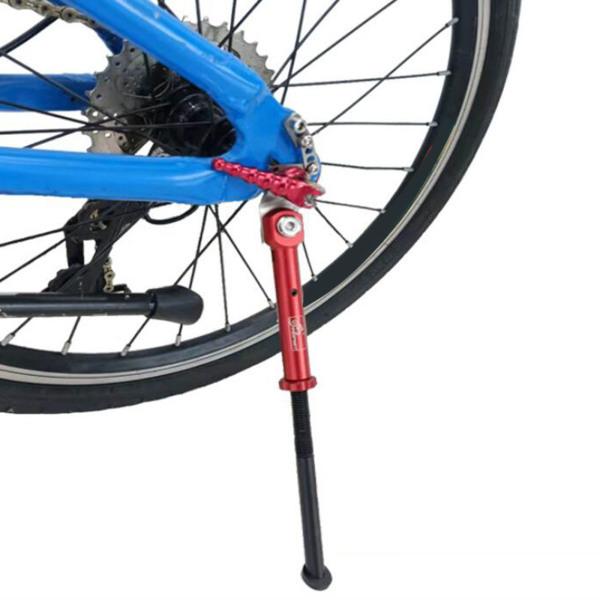 オレンジ 折りたたみ自転車 サイドスタンド付き オレンジ 折りたたみ自転車 サイドスタンド付き オレンジ