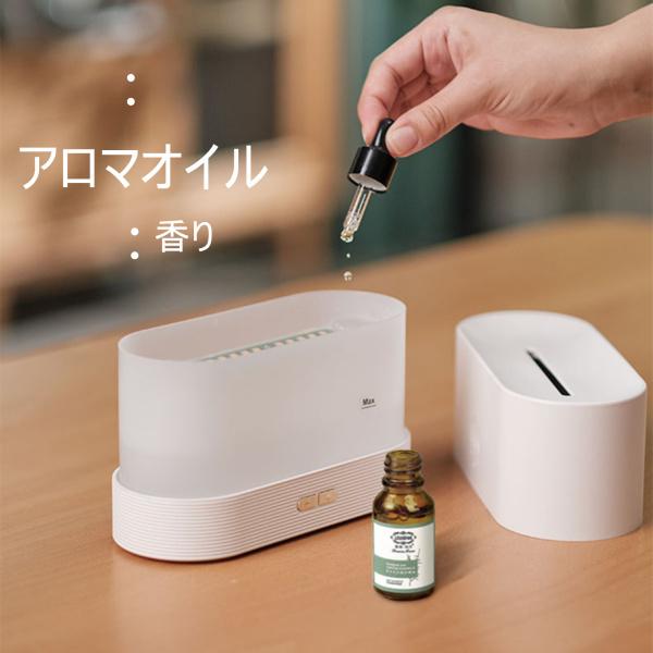 総合福袋 加湿器 かしつき 空気加湿器 芳香剤 Usb C充電 Ledライト 炎の効果 かっこいい 180mlの容量 超静音 香り 誕生日プレゼント 寝室 オフィス 全2色 選べる Supplystudies Com