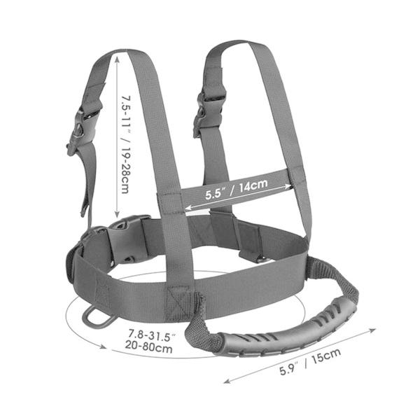 スノーハーネス スキー 練習用 キッズ 初心者 スノーボー 初滑り 長さ