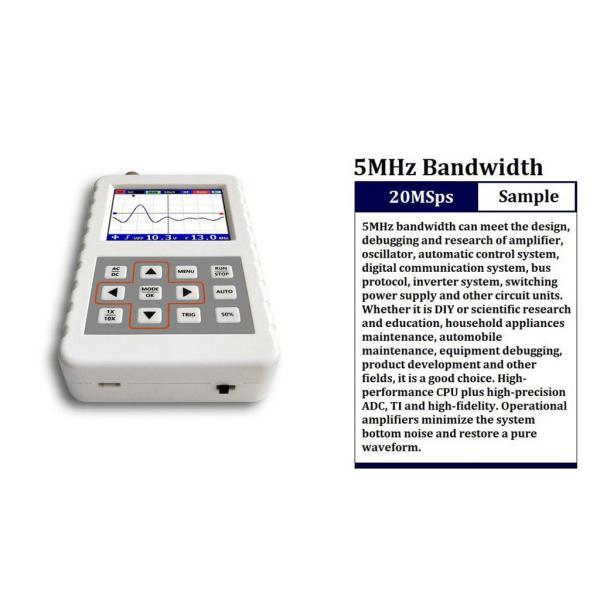 研究教育用ポータブルデジタルオシロスコープ5MHz帯域幅1200mAh充電式バッテリマルチメータ 【分配器】