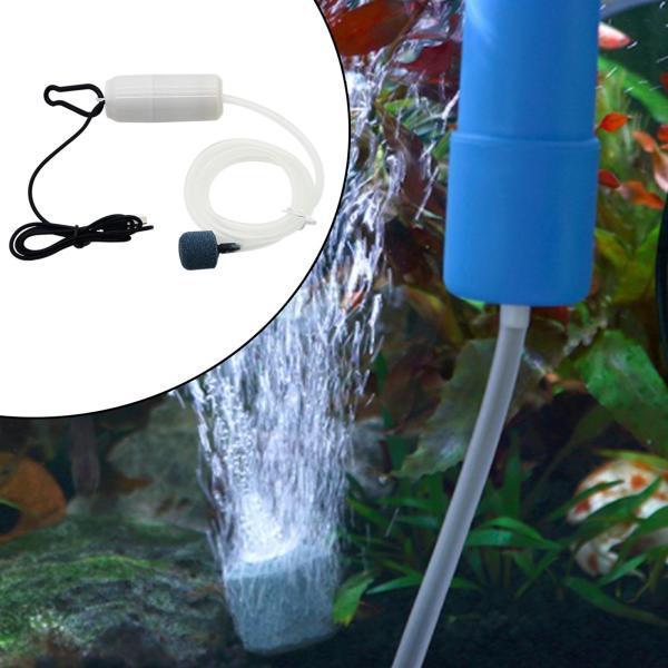 ポータブル水族館酸素エアポンプ、USB静かな水槽屋外釣り5V酸素供給器、水族館アクセサリー、バックルエアストーンによる省エネ｜stk-shop｜07