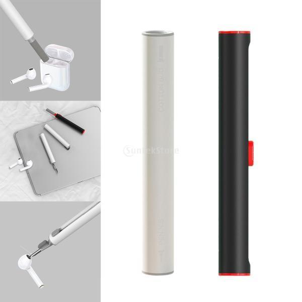 ✨スタイリッシュ✨ イヤホンクリーナーキット 多機能 ブルー 0 7in1 airpods掃除道具 各種Bluetoothイヤホン掃除キット イヤホン