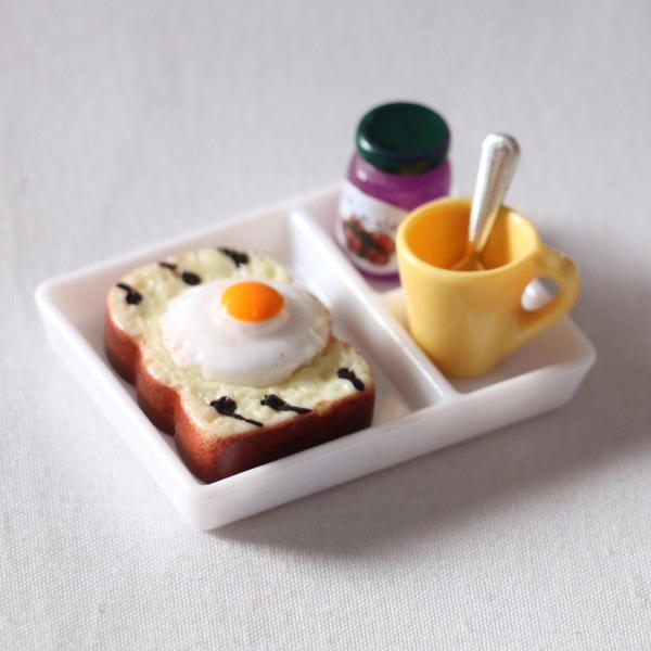 1/12ドールハウス写真プロップのシミュレーション朝食トースト＆ジャムキッチンプレイ｜stk-shop