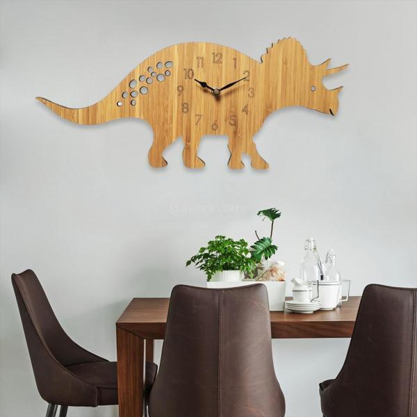 掛け時計 恐竜 壁掛け時計 インテリア 子供 男の子 幼稚園 教室 装飾