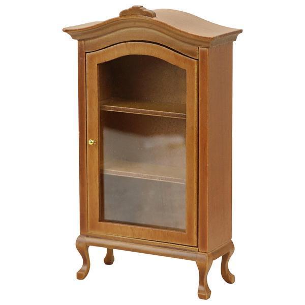 アンティーク　ドイツ　ドールハウス　キャビネット　食器棚　木製　ミニチュア家具 ミニチュアキャビネットドールハウスディスプレイ食器棚モデル