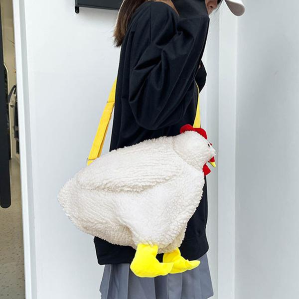 ぬいぐるみ ショルダーバッグ かわいいショルダーバッグ にわとりの