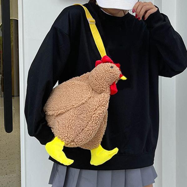 ぬいぐるみ ショルダーバッグ かわいいショルダーバッグ にわとりの