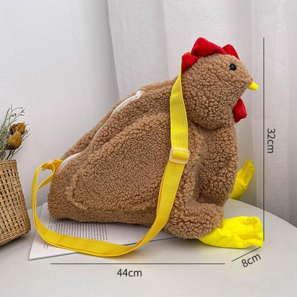 ぬいぐるみ ショルダーバッグ かわいいショルダーバッグ にわとりの