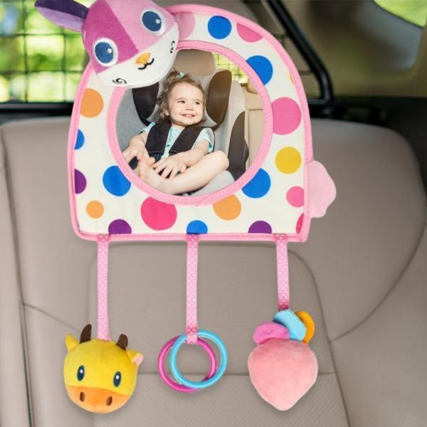 12月スーパーsale かわいいベビーカーミラーカーアクセサリーカーシートバックミラー新生児用 Materialworldblog Com