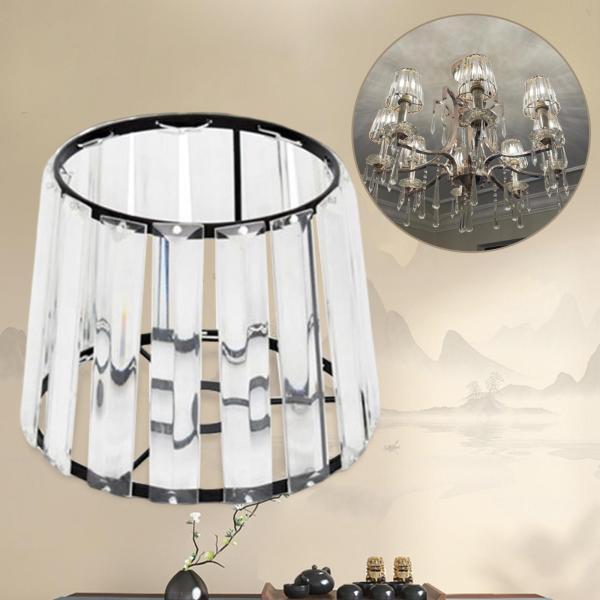 モダンなクリアクリスタルランプシェード、シャンデリアテーブル
