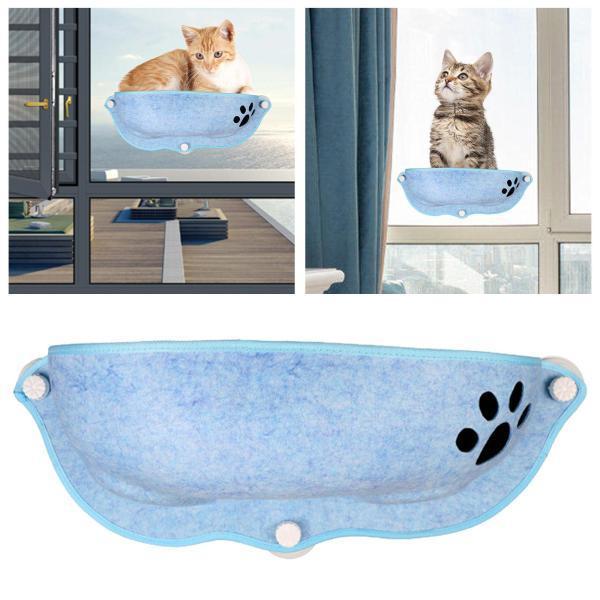猫の窓のハンモック休憩席日光浴用ベッドサクションカップ猫の窓のとまり木|stk-shop|05
