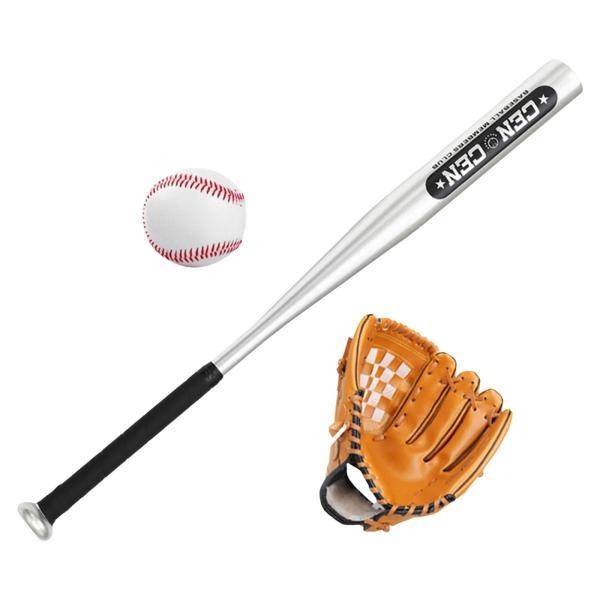 軟式野球グローブ・バット・ボールセット 野球グローブとボールポータブル付き野球バットセット : STKショップ