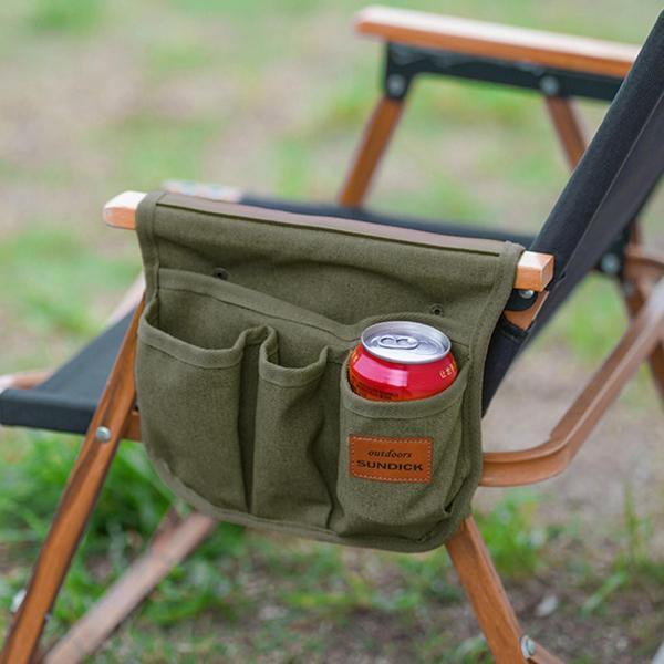 屋外ビーチチェアアームレストオーガナイザーマガホルダー収納バッグ